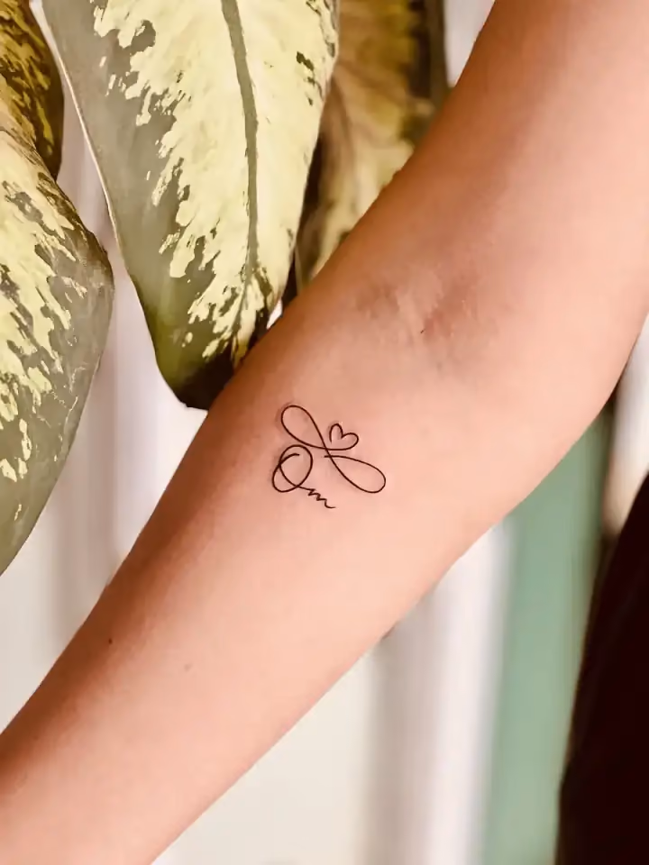 New Wings, Fine Line tattoo by Ahmedabad Ink