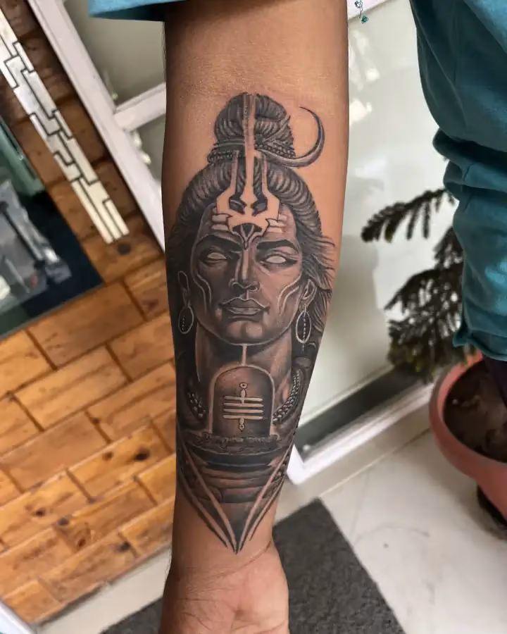 Divine Focus, Realism tattoo by Ahmedabad Ink