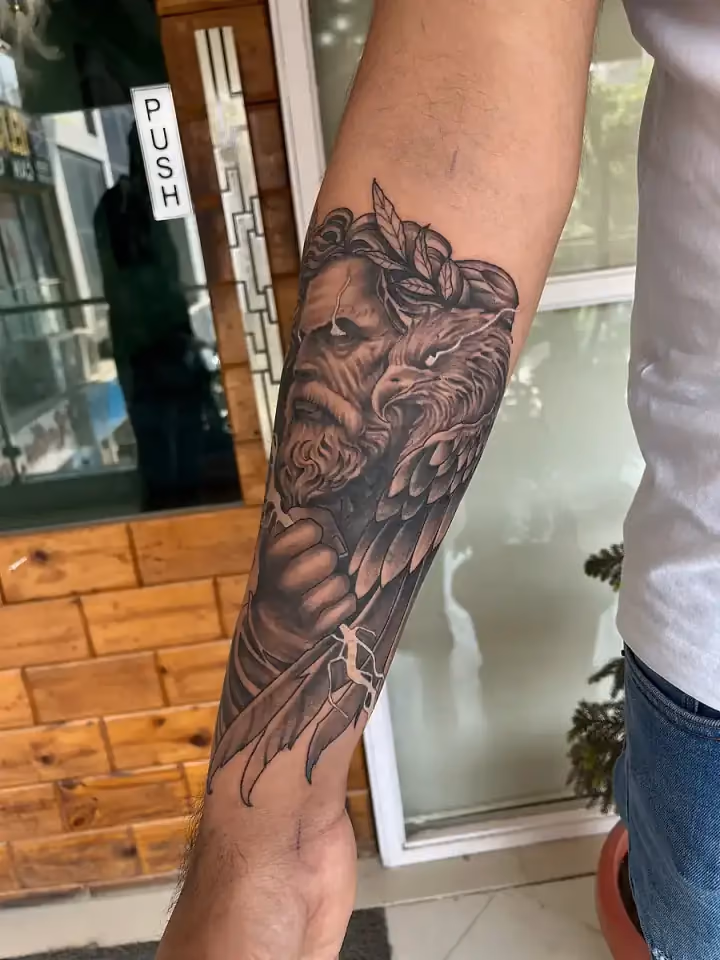 Lionheart, Realism tattoo by Ahmedabad Ink